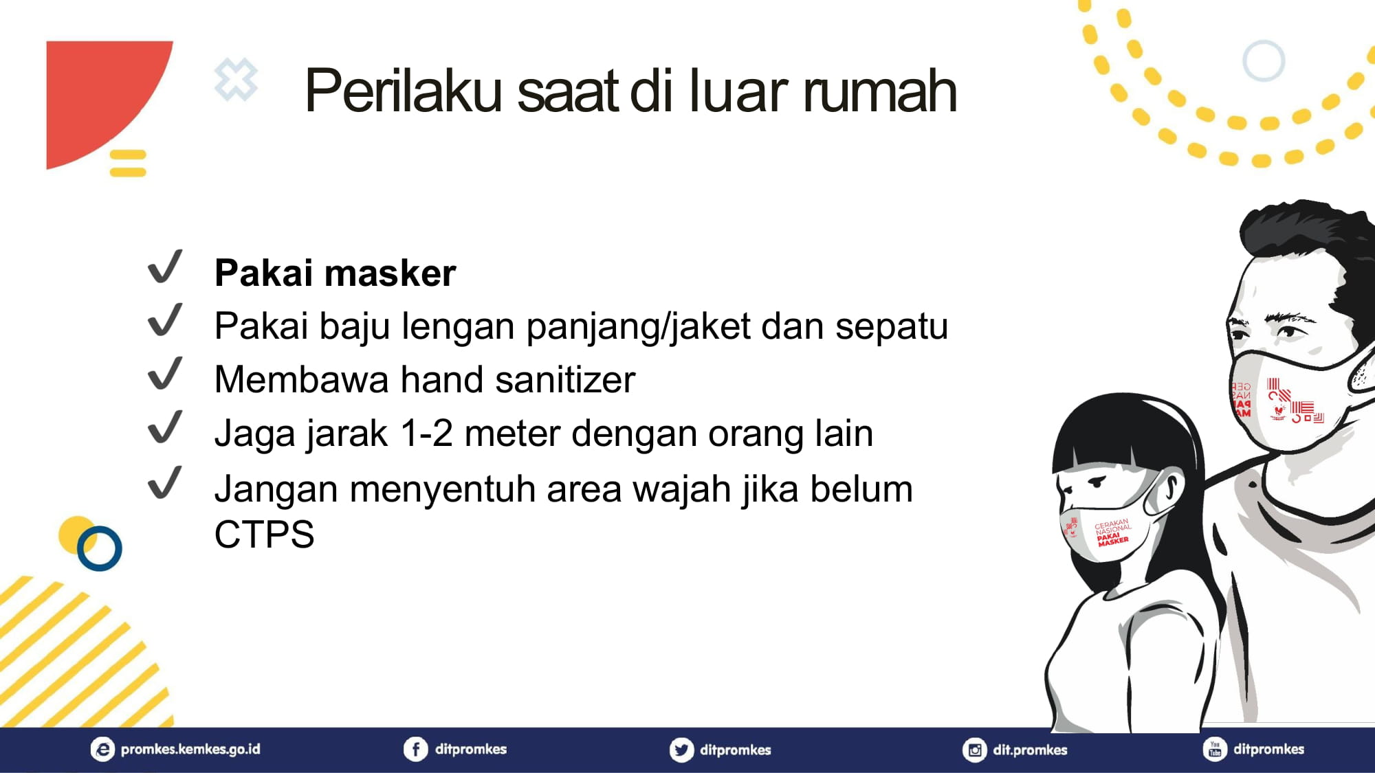 Cara Cegah Penularan COVID-19 Dengan Mudah 6 Cara cegah penularan COVID-19